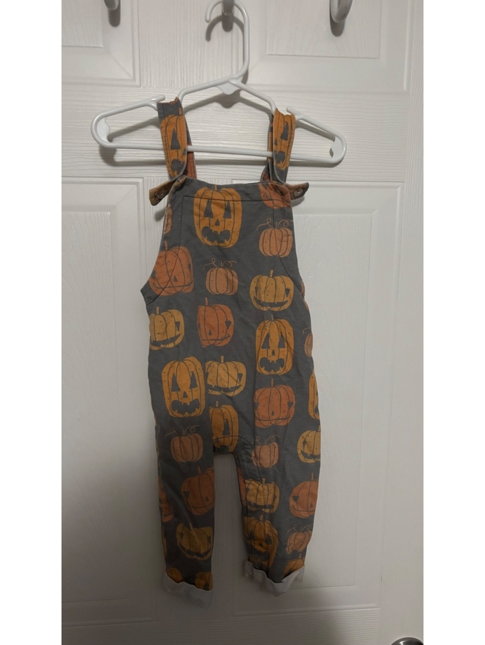 Toddler Halloween overalls